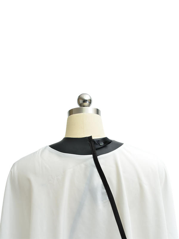 Mantella da barbiere professionale con collare in neoprene