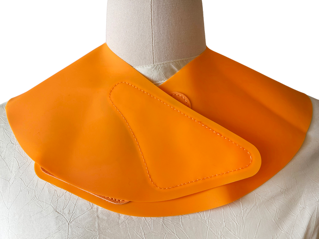 Wasserdichtes Silikon-Schneidhalsband mit weichem Klettverschluss